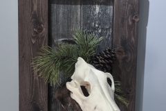 Wolf on Driftwood & Barn Board Sign- 063